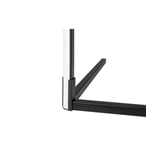 LVT - Lampadaire LED RGB 20W 140cm noir dimmable par télécommande - Réf : 0193