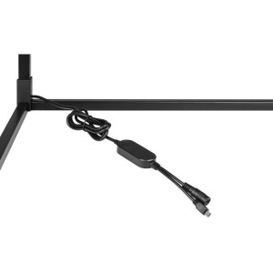 LVT - Lampadaire LED RGB 20W 140cm noir dimmable par télécommande - Réf : 0193