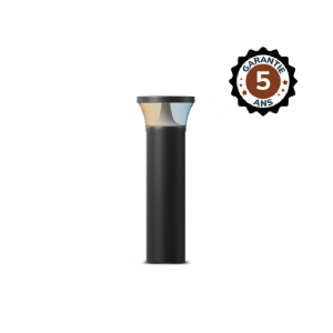 Miidex – LED-Pfostenleuchte FUSAIN 25 W CCT, schwarz, 475 mm, 5 Jahre Garantie, IP66 – Art.-Nr.: 100342