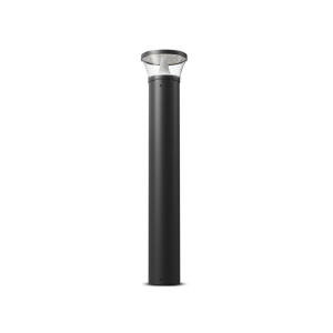 Miidex - Paletto LED FUSAIN 25W CCT, nero, 975 mm, IP66 - Garanzia 5 anni - Cod. art.: 100343