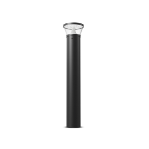 Miidex - Paletto LED FUSAIN 25W CCT, nero, 975 mm, IP66 - Garanzia 5 anni - Cod. art.: 100343