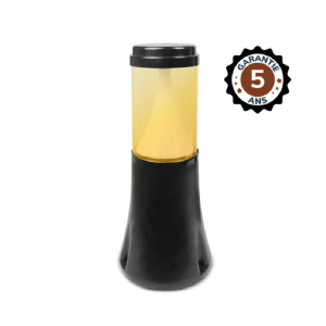 Miidex – LED-Pfosten NOLANA PC 15 W CCT, schwarz, 450 mm, IP65 – 5 Jahre Garantie – Art.-Nr.: 100389