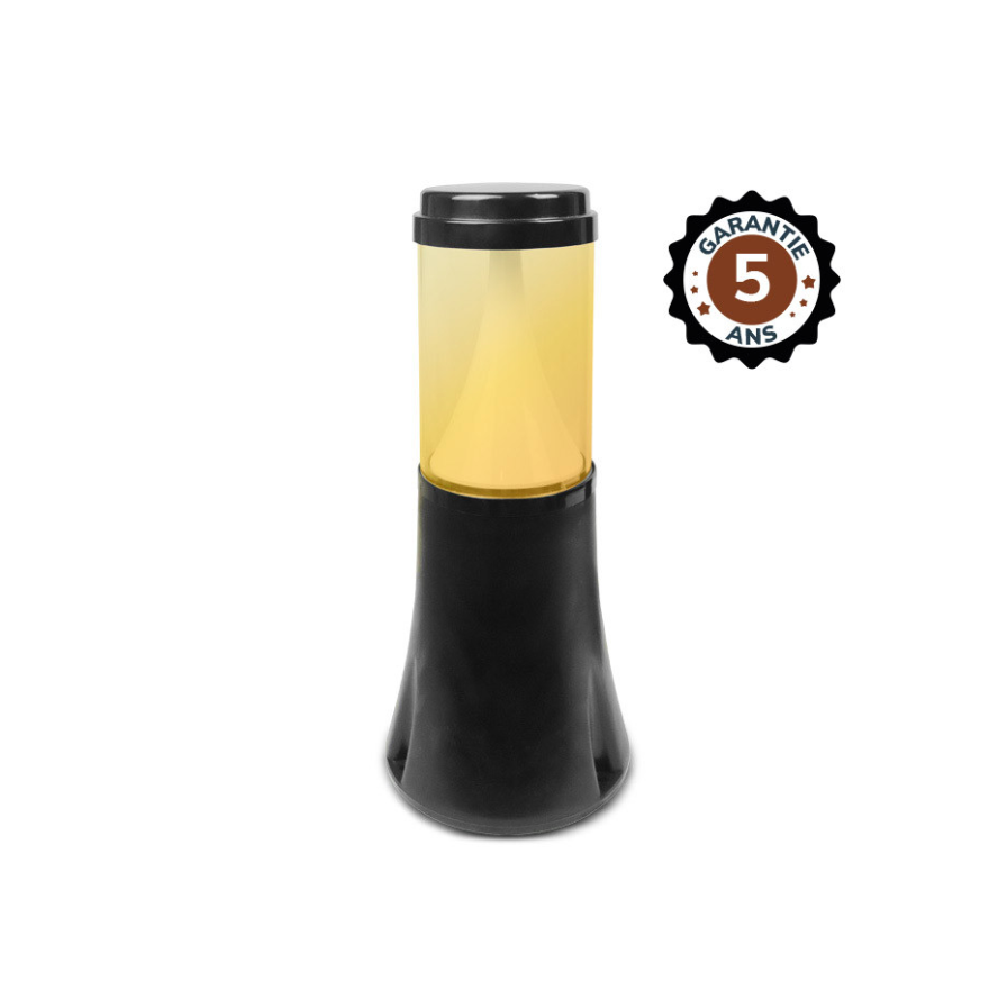 Miidex - Potelet LED NOLANA PC 15W CCT Noir 450 mm IP65 - Garantie 5 ans - Réf : 100389