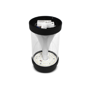 Miidex - Potelet LED NOLANA PC 15W CCT Noir 450 mm IP65 - Garantie 5 ans - Réf : 100389