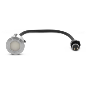 Miidex - Kit de focos para terraza 6 x 0,6 W, 12 V, 6000 K, modelo TERRASSO, con fuente de alimentación y cable IP67 - Ref.: 707