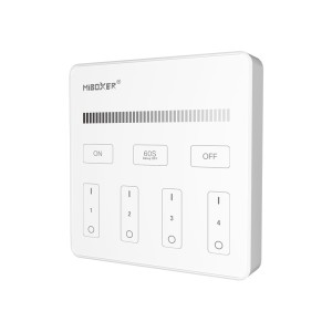 MiBoxer - Afstandsbediening met 4-zone-paneel B1 (helderheid)  - Artikelnummer: FUTB1-W