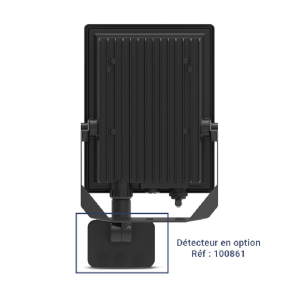 Miidex – LED-Scheinwerfer LUMOS LITE Schwarz 30 W CCT, IP65 (Sensor optional) – Art.-Nr.: 100474
