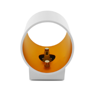 Miidex - Candeeiro de parede HOYA OBLIQUE G9 x1 branco dourado - Ref.: 700410