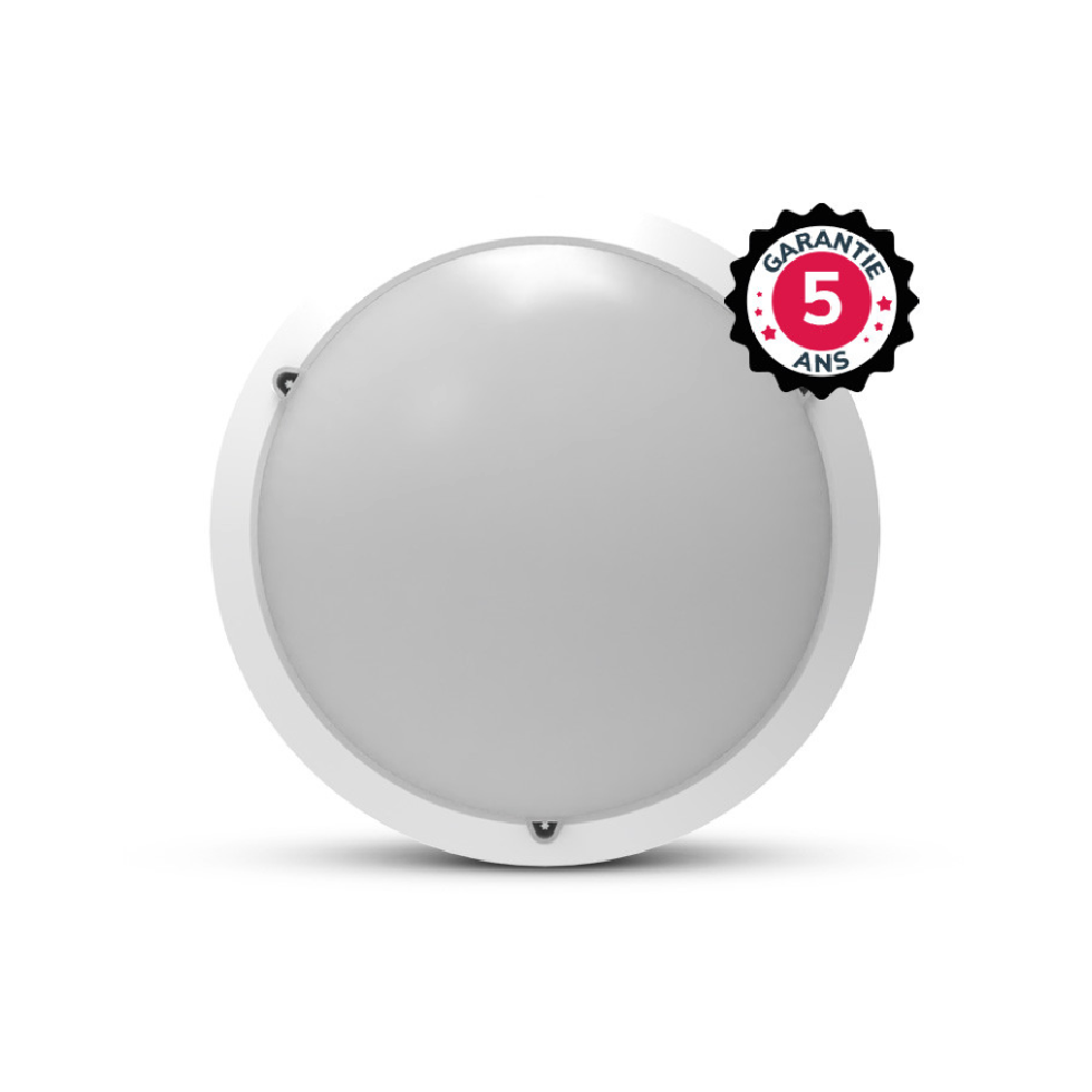 Miidex - Lámpara de techo LED RONDO, Ø 300 mm, 20 W, 4000 K, sensor de radiofrecuencia, garantía de 5 años - Ref.: 100626