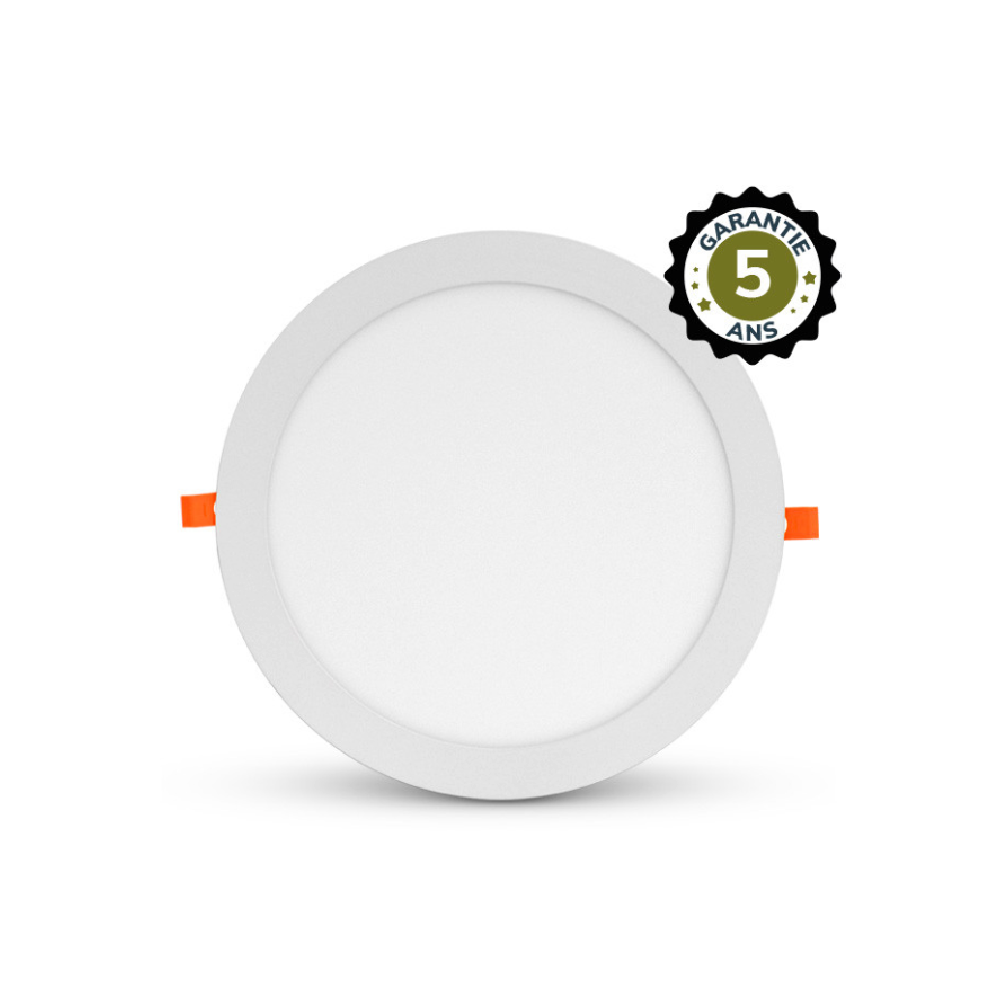 Miidex - Downlight LED « SLIMY » II, Ø300, 24 W, 4000 K, garantía de 5 años - Ref.: 100084