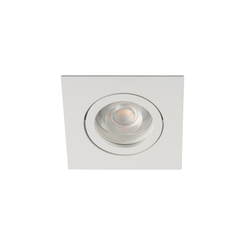 Kanlux - DALLA plafondbevestiging 82 x 82 mm, wit, inclusief GU5.3-fitting - Art.nr.: 22431