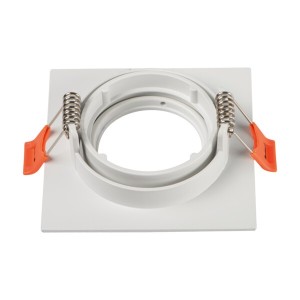 Kanlux - DALLA ceiling mount, 82 x 82 mm, white, with GU5.3 socket included - Ref: 22431