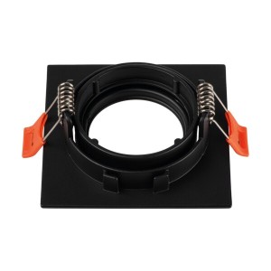Kanlux - DALLA ceiling mount, 82 x 82 mm, black, with GU5.3 socket included - Ref: 22433