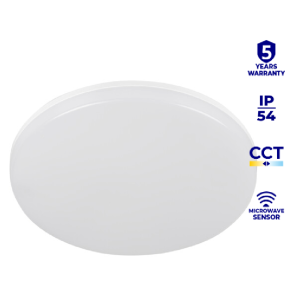 Kanlux - Plafonnier LED VARSO Ø330 22/30W CCT-O-SE détecteur - garantie 5 ans - Réf : 22437