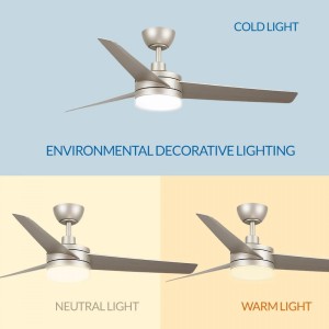 Ledme – LED-Deckenventilator „Grey Curve“ – Dsc cct – Art.-Nr.: LM8814