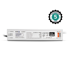 https://discount-led.fr/it/Miidex - Alimentatore per LED da 100 W - 24 V CC - IP67 - GARANZIA 5 ANNI - Codice: 10047210047241.36