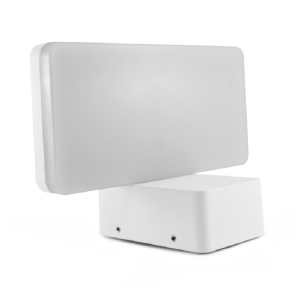 Miidex - MUSCADET 12W 3000K White IP65 LED Wall Light - Ref: 7046