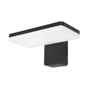 Miidex - MUSCADET 12-watt 230V 3000K Anthracite IP65 LED Wall Light - Ref: 70461
