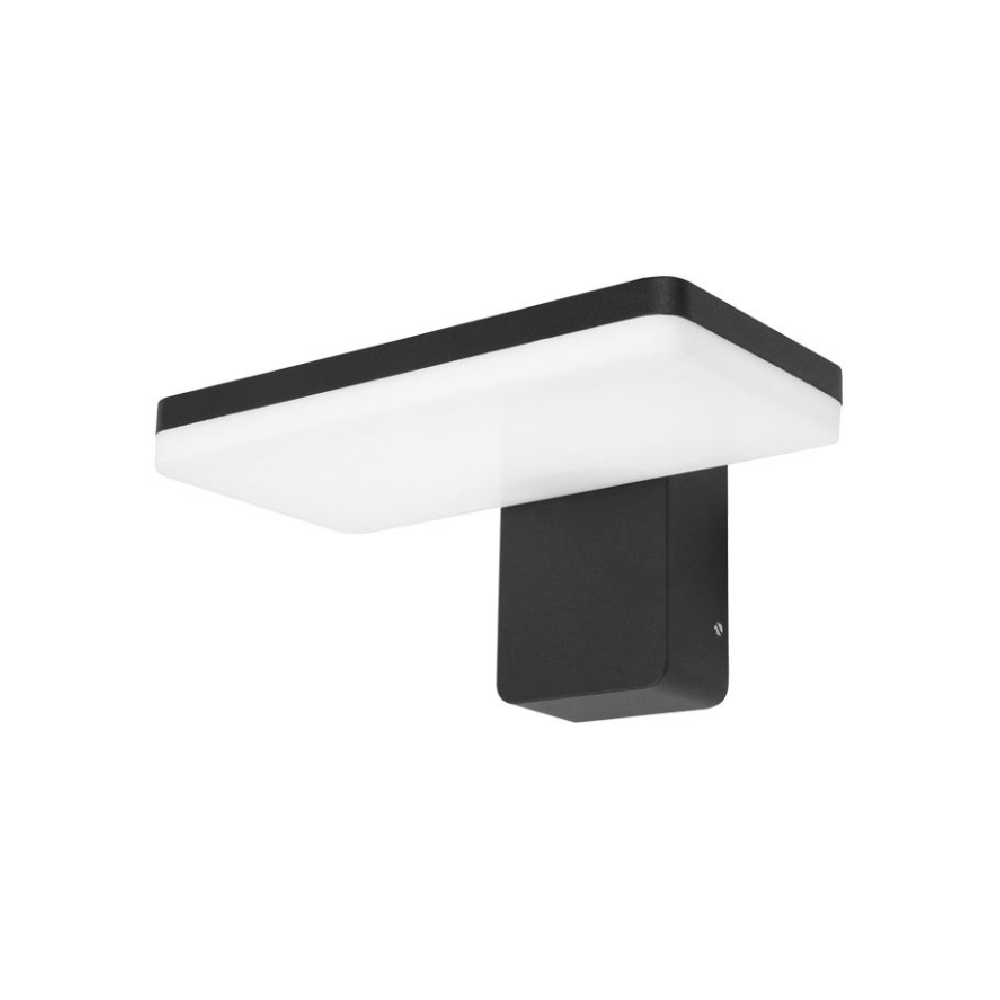 Miidex - MUSCADET 12-watt 230V 3000K Anthracite IP65 LED Wall Light - Ref: 70461