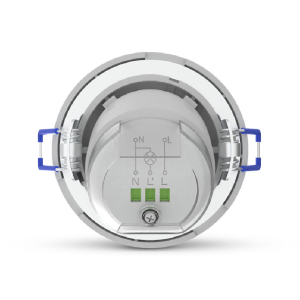 Miidex - Detetor de movimento por infravermelhos com LED, para encastrar, 360° - Ref.: 75493