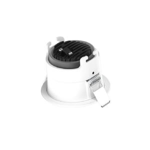 Miidex - Suporte redondo branco de baixa luminosidade para o Spot Éclat II - Ref.: 100282