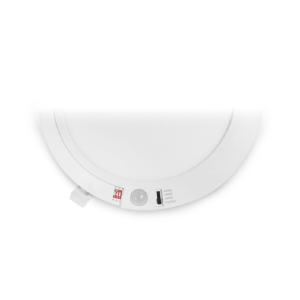 Miidex - Lámpara de techo LED « ALDEBARAN » blanca, Ø 230 x 25 mm, 18 W, CCT + sensor IR - Ref.: 100010