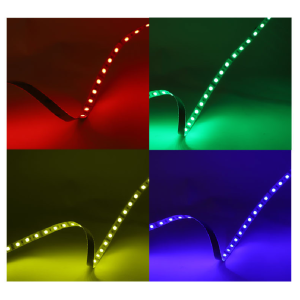 Miidex – RGB-LED-Band 12 V, 9 W/m, 5 m, 60 LED/m, 45 W, IP54 – Art.-Nr.: 100416