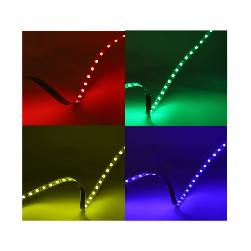 Miidex - RGB-ledstrip 12 V, 9 W/m, 5 m, 60 LED’s/m, 45 W, IP54 - Art.nr.: 100416
