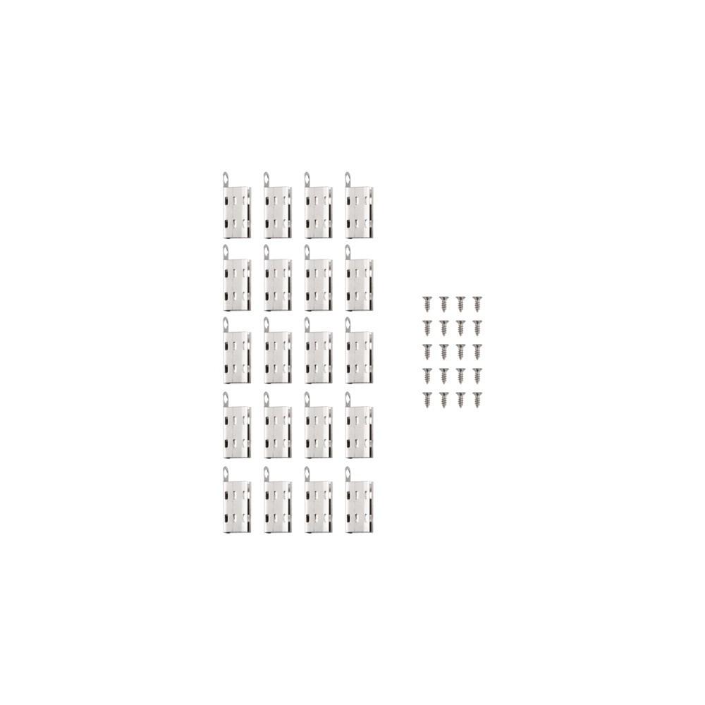 Kanlux - Accesorios: clips de neón LED flexible, lote de 20 unidades - Ref.: 37229
