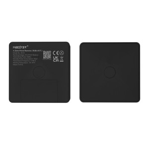 Miboxer – RGB+-LED-Steuergerät „CCT “ mit Touch-Bedienung, schwarz, kabellos, 4 Zonen – Art.-Nr.: B4-B