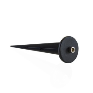 Miidex - Projecteur LYS Piquet Slim (sans ampoule) 230V GU10 Noir IP65 - Réf : 70283