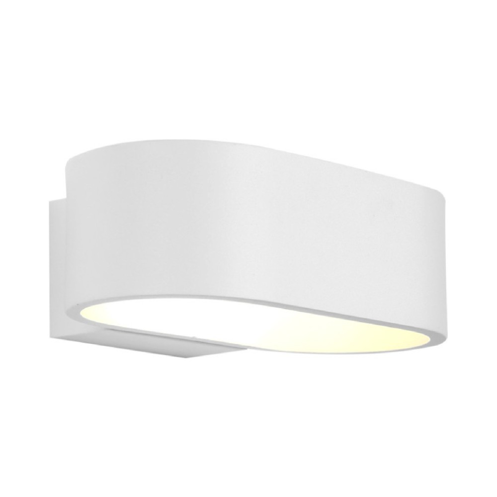 Miidex - LED-wandlamp GARDENIA Wit 6W 3000K - Art.nr.: 7037