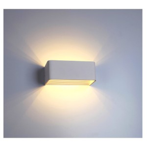 Miidex - Aplique de pared LED GENET blanco 6 W 3000 K - Ref.: 7031