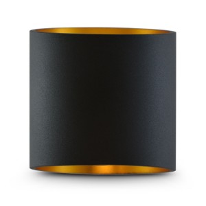 Miidex - Aplique de pared LED HOYA OBLIQUE G9 negro dorado - Ref.: 70041