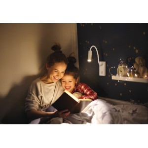 Kanlux - TONIL-II LED-wandlamp met schakelaar, 3,3 W, 3000 K, wit - Art.nr.: 32523