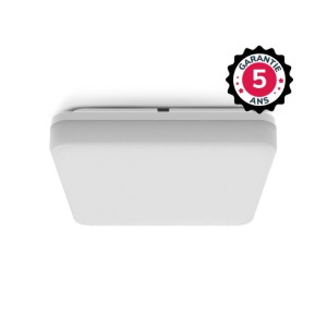 Miidex - Plafonnier LED Carré 18W 4000K 280 X 280 mm - IP54 - Garantie 5 ans - Réf : 101101