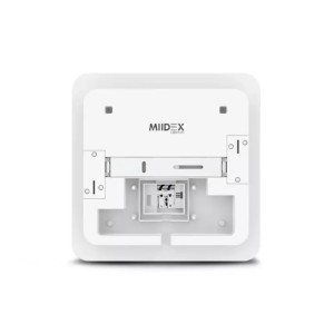 Miidex - Luminária de teto LED quadrada de 18 W, 4000 K, 280 x 280 mm - IP54 - Garantia de 5 anos - Ref.: 101101