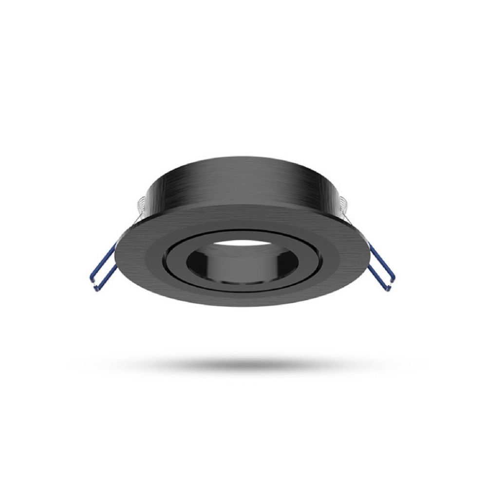 Miidex - Suporte para projetor redondo orientável DECLIPS, preto, Ø92 mm - Ref.: 77120