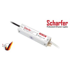 SCHARFER - Fonte de alimentação LED 20 W, 24 V CC, 0,83 A, IP67 - Ref.: SCH-20-24