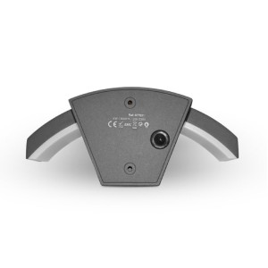 Miidex - CURVILINE 8W 330 lm LED Wall Light with Motion Sensor, 3000K, Grey, IP54 - Ref: 677831