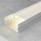 Ledme - Profilo in alluminio Sino - 2 metri - Cod. art.: LM3753