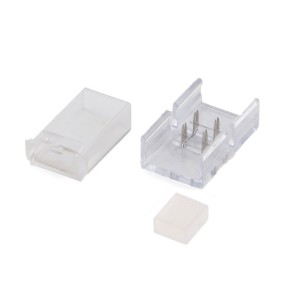 Ledme - Conector inicial para cinta LED IP68, salida de 10 mm, entrada de 8 mm, 2 pines - Ref.: LM2923
