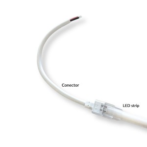 Ledme - IP68 LED Strip Starter Connector, 10 mm Out, 8 mm In, 2-pin - Ref: LM2923