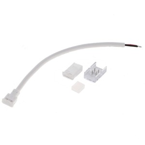 Ledme - Connecteur de Début Pour Ruban Led Ip68 10Mm Out 8Mm In 2Pin - Réf : LM2923
