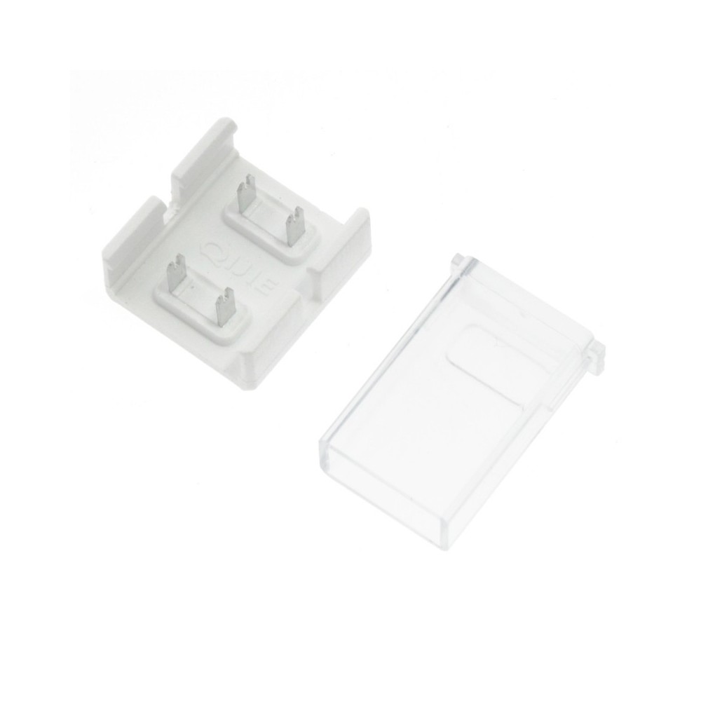 Ledme - Connecteur Intermédiaire Pour Bande Led Ip68 10Mm Out 8Mm In 2Pin - Réf : LM2922