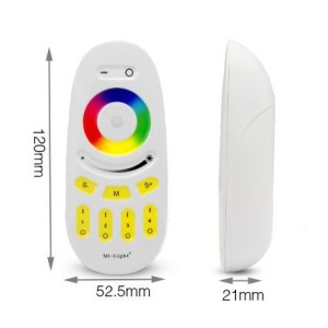 MiBoxer - Télécommande RF RGBW tactile 4 zones - Réf : FUT096W