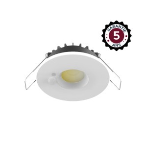 Miidex - Foco LED « CCT » BBC 6 W 2700/3000/4000 K, regulable, blanco y con sensor - Garantía de 5 años - Ref.: 100619