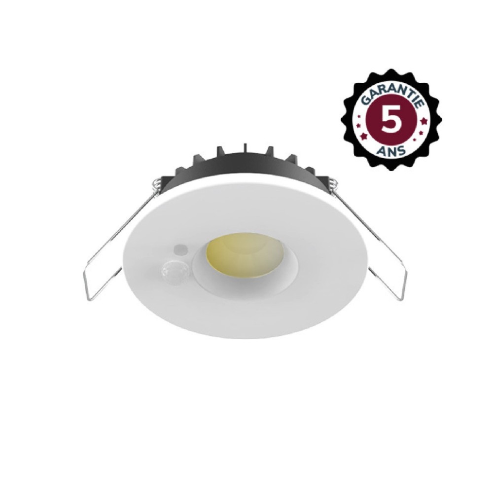 Miidex - Foco LED « CCT » BBC 6 W 2700/3000/4000 K, regulable, blanco y con sensor - Garantía de 5 años - Ref.: 100619