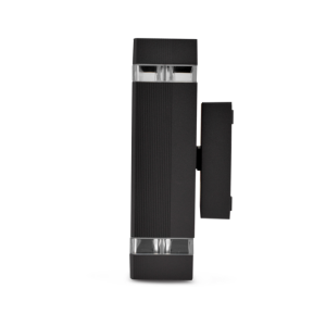 Miidex - Wandlamp CARIGNAN RECT GU10 x 2 antracietgrijs IP44 - Art.nr.: 7003