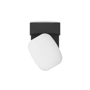 Miidex – Schwenkbare LED-Wandleuchte ELOUAN, schwarz, 7,5 W, 3000 K + IR-Sensor, IP54 – Art.-Nr.: 100945